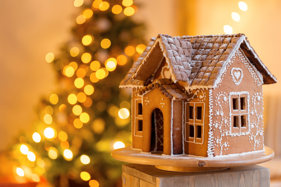 gingerbread house christmas holiday guide
