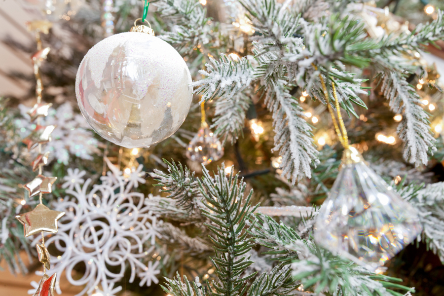 XMAS TREE FLOCK KIT FOR FLOCKING CHRISTMAS TREE WHITE SNOW EFFECT FESTIVE TREE 