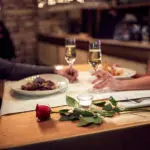 Couple with wine