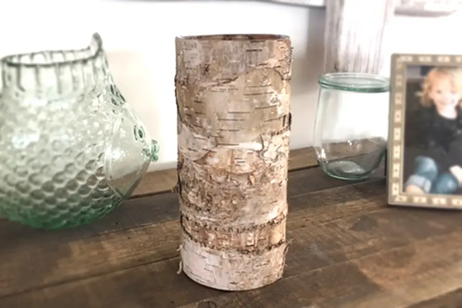 diy mother's day gift idea with piece of birch