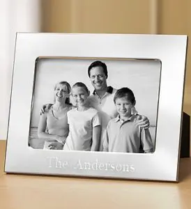 silver picture frame