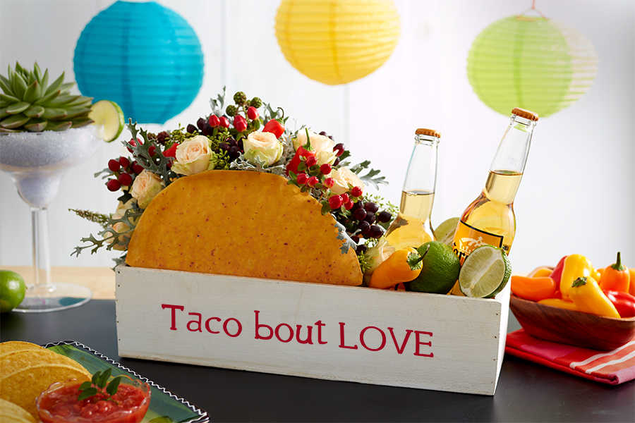 taco decor with taco centerpiece