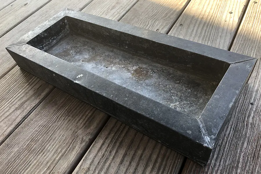 metal plant container