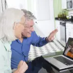 Couple on laptop