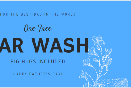 Car wash coupon