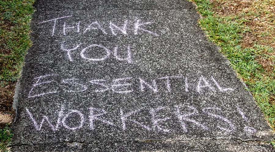 Thank you essential workers