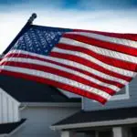 American Flag Outside