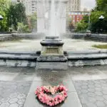 Floral Heart with Fountain