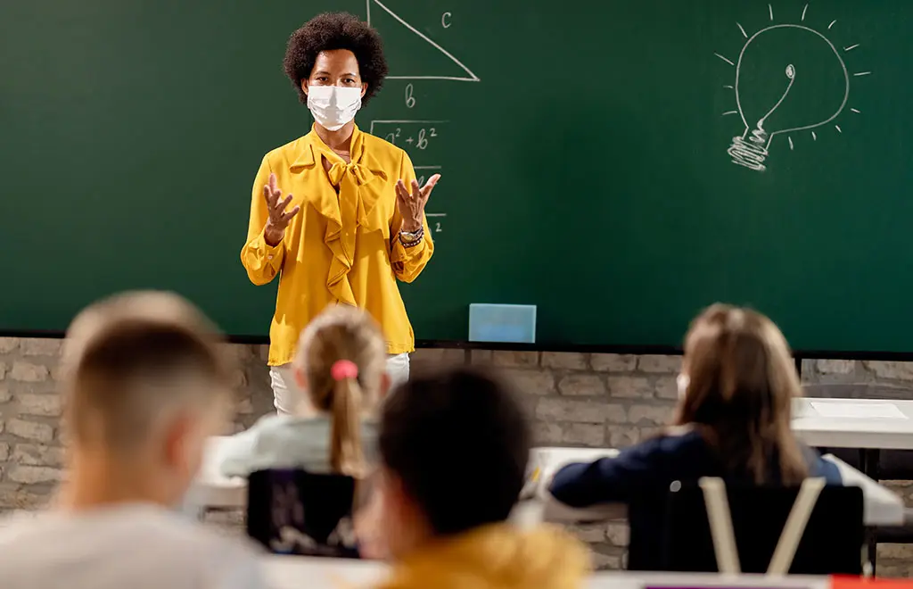 Teacher with Mask