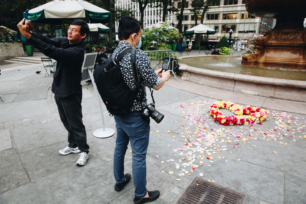 Bryant Park Floral Heart