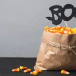 youve been booed with bag of candy corn