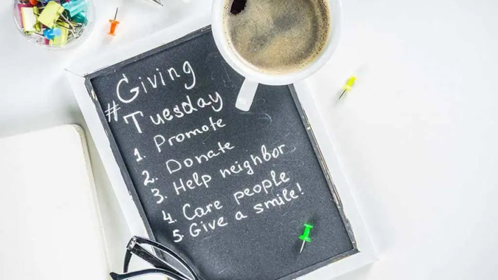 Giving Tuesday Chalkboard