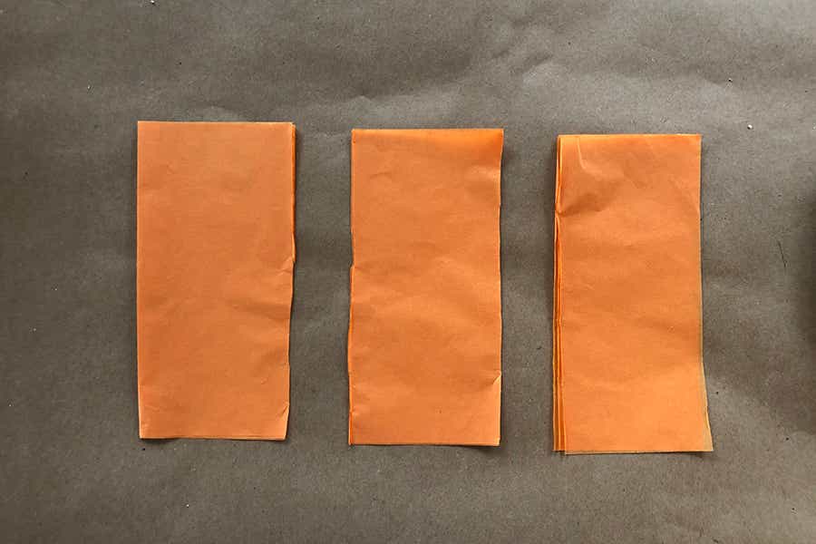 halloween craft for kids cut tissue paper