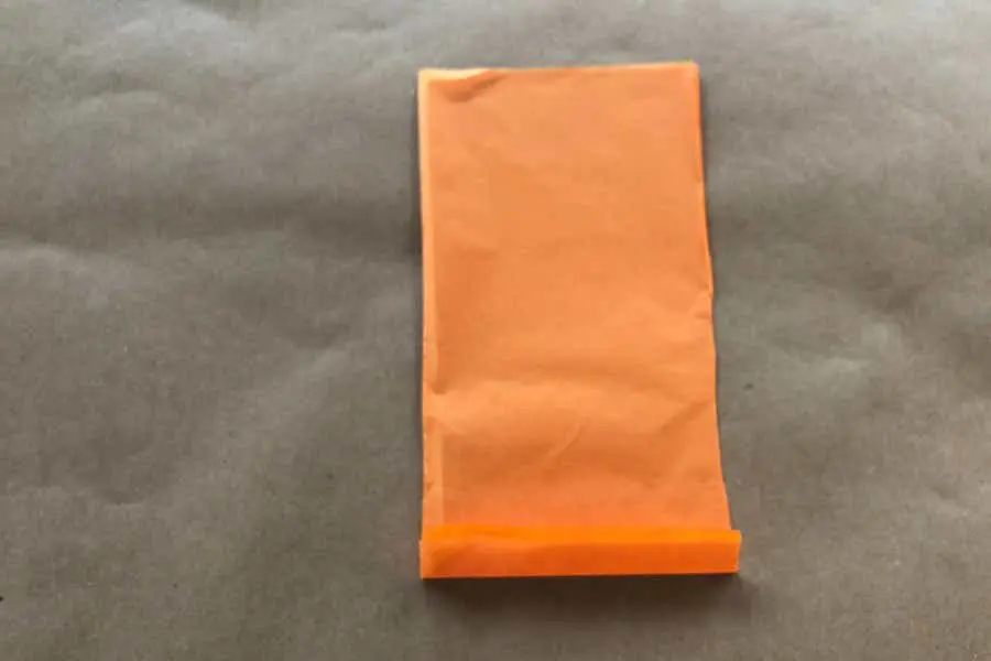 halloween craft for kids fold tissue paper