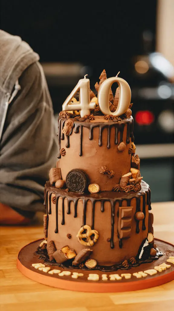 40th birthday cake