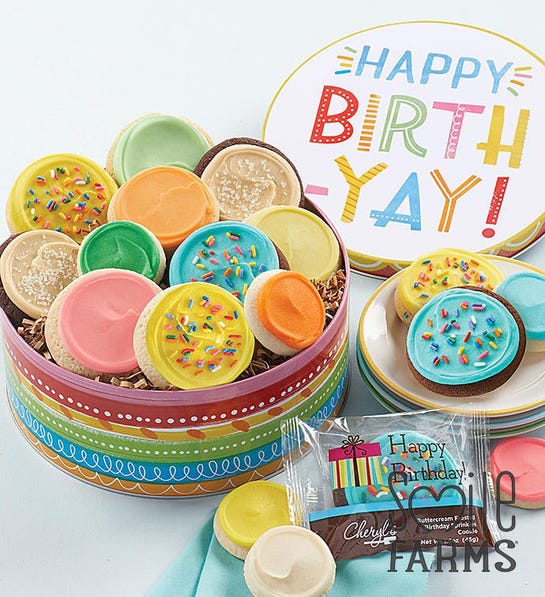  Smile Farms Birthday Cookie Gift Tins