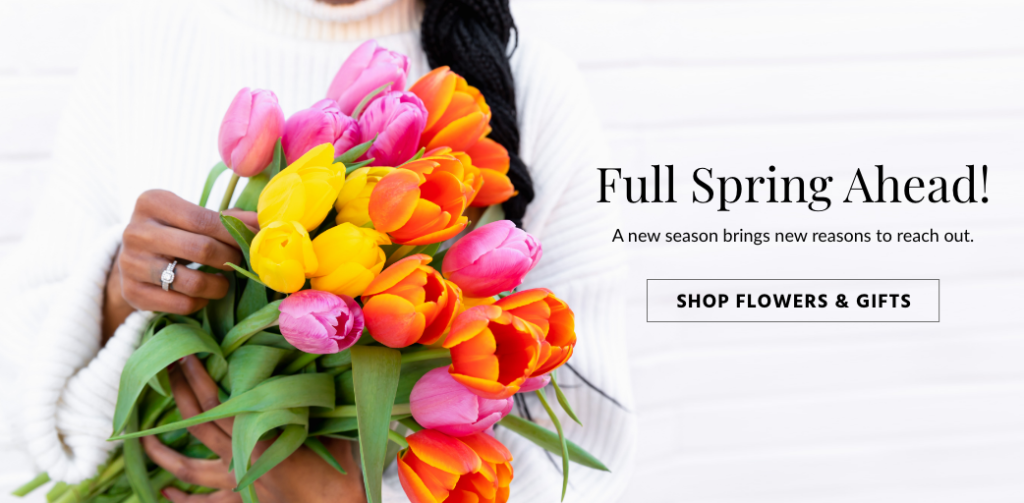 Spring banner ad