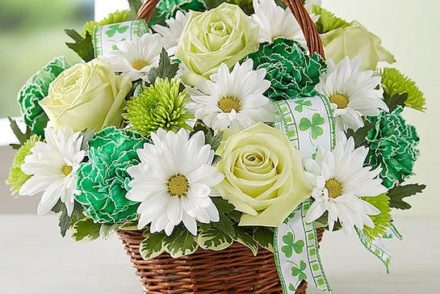 St. Patrick's Day flowers