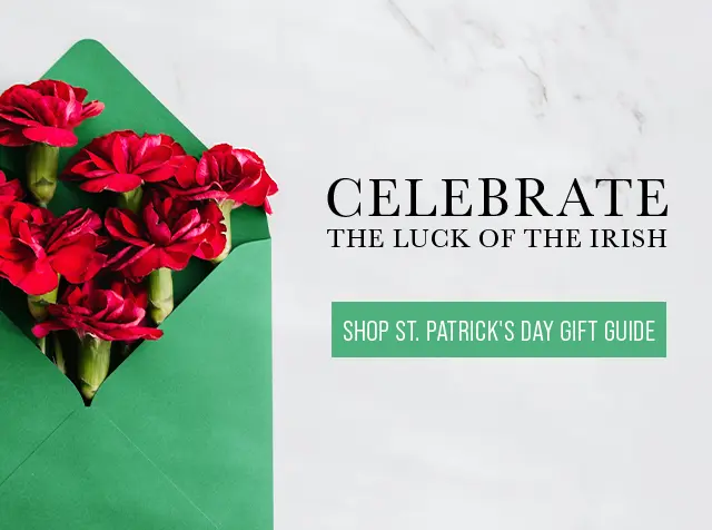 St. Patrick's Day gift guide ad