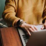 Woman at laptop