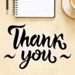 Thank you note