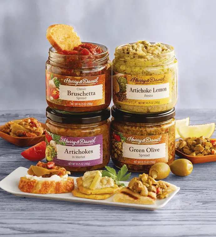 Gifts for empty nest moms with appetizer spreads