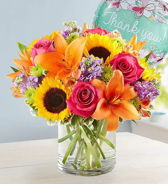 A photo of gifts for teachers: Floral Embrace Thank You