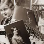 Black and white photos of mothers