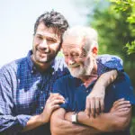 A photo of father's day ideas with father and son enjoying each other's company