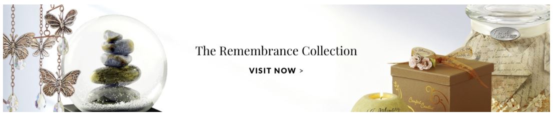 An ad for 1800flowers.com's Remembrance Collection