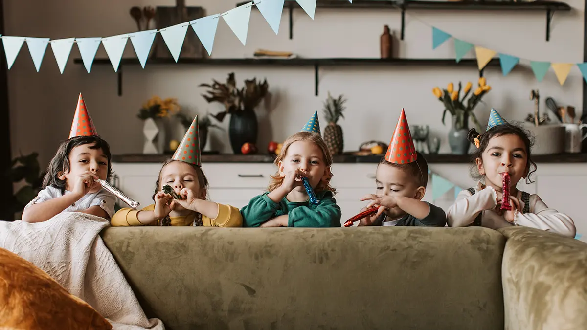 Why we wear party hats on birthdays with Kids at birthday party