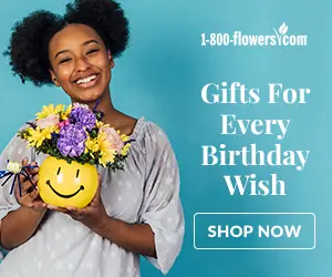 An ad showing gift ideas for October birthdays.