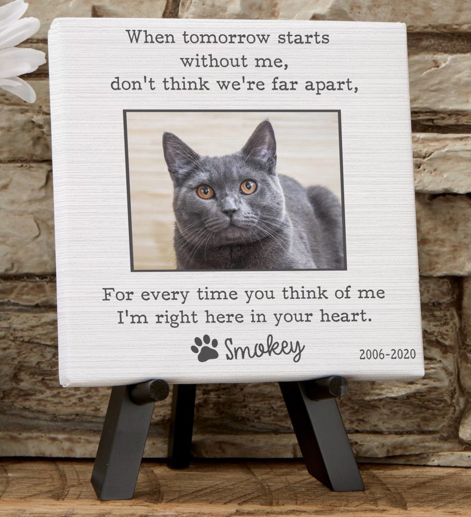 Pet Memorial Personalized Canvas Print