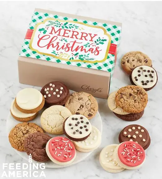 Photo of Feeding America holiday cookies box
