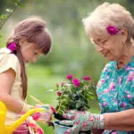 Photo from memory gardens that help people with dementia by using plants, flowers, and gardening.