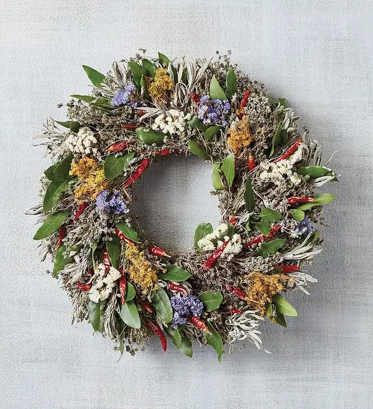 Picture of a chili herb wreath