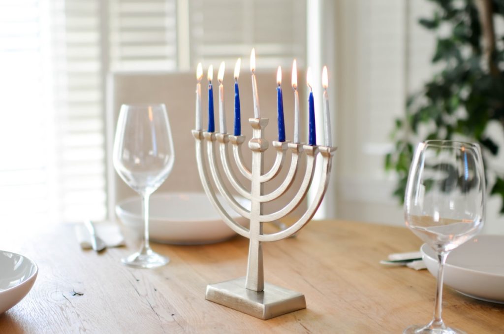 Picture of Hanukkah menorah