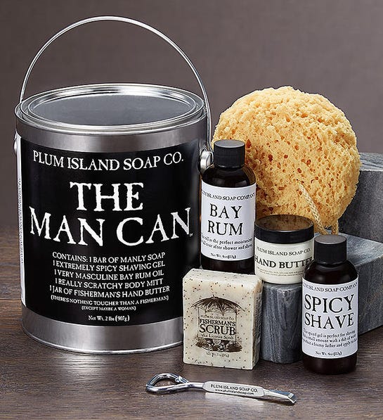 The Man Can men's grooming set