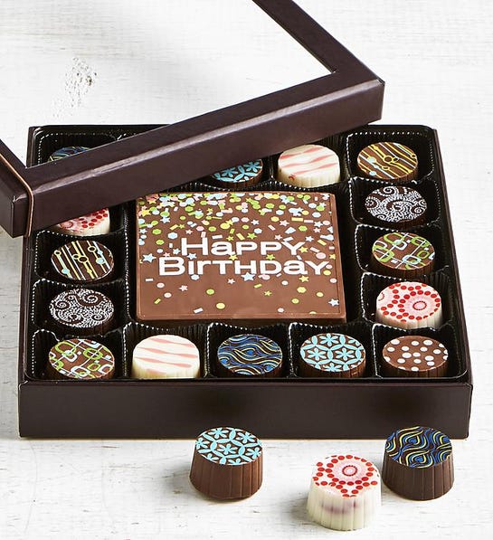 Picture of birthday bar truffles