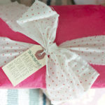 Picture of gift wrapping with reusable fabric