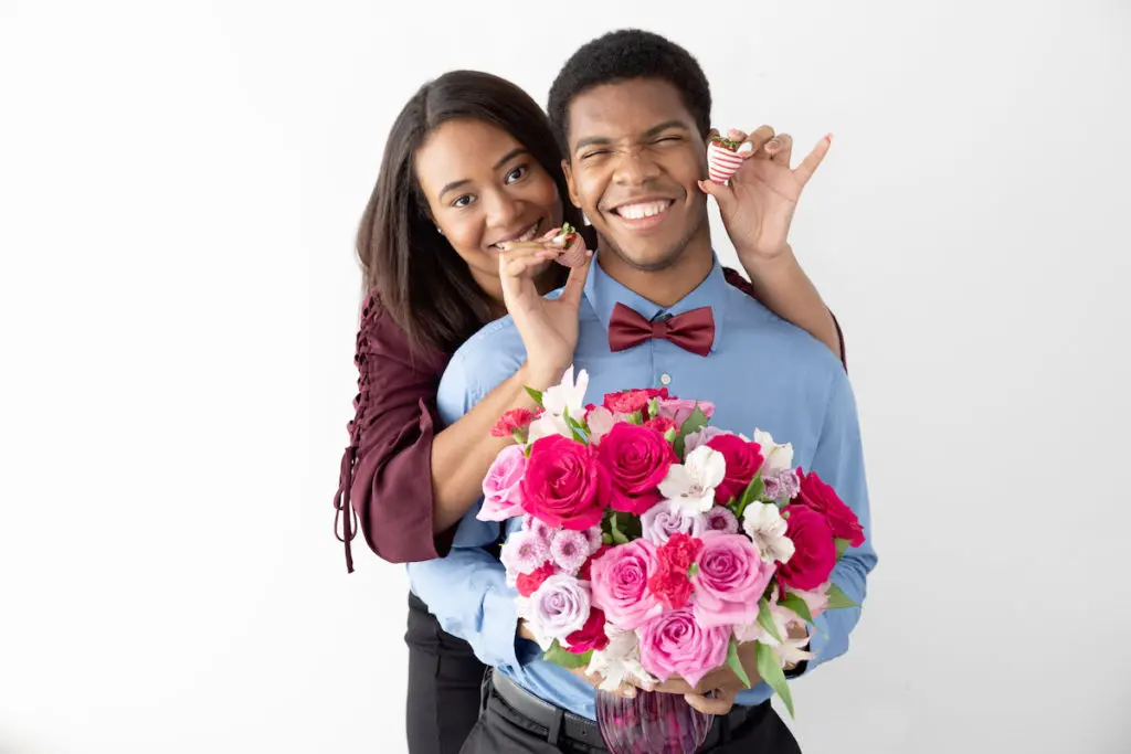 Photo of a couple whose love story started with video games