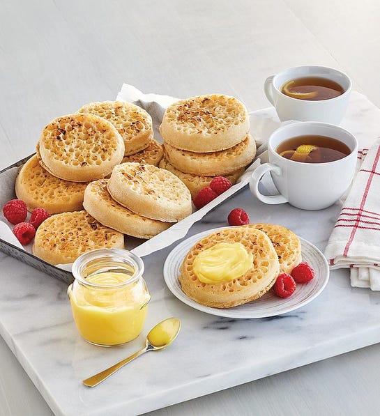 valentine's day gift ideas with British crumpets