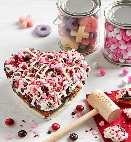 Chocolate Pretzel Heart