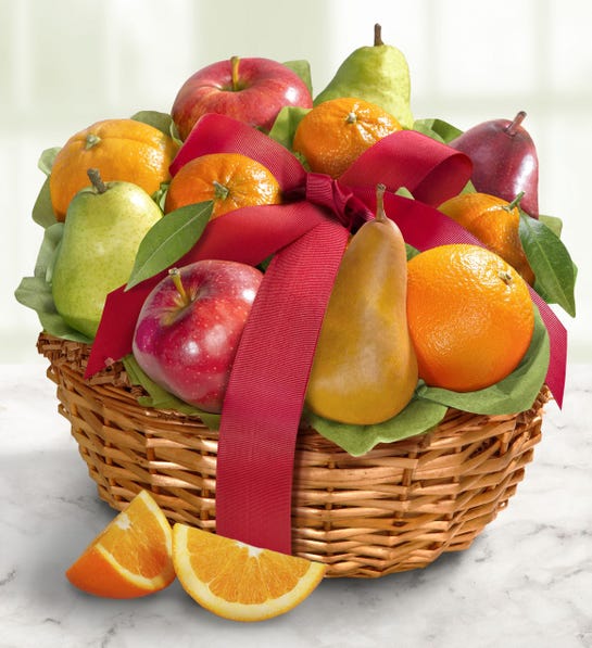 Harvest Comforts Fresh Fruit Basket