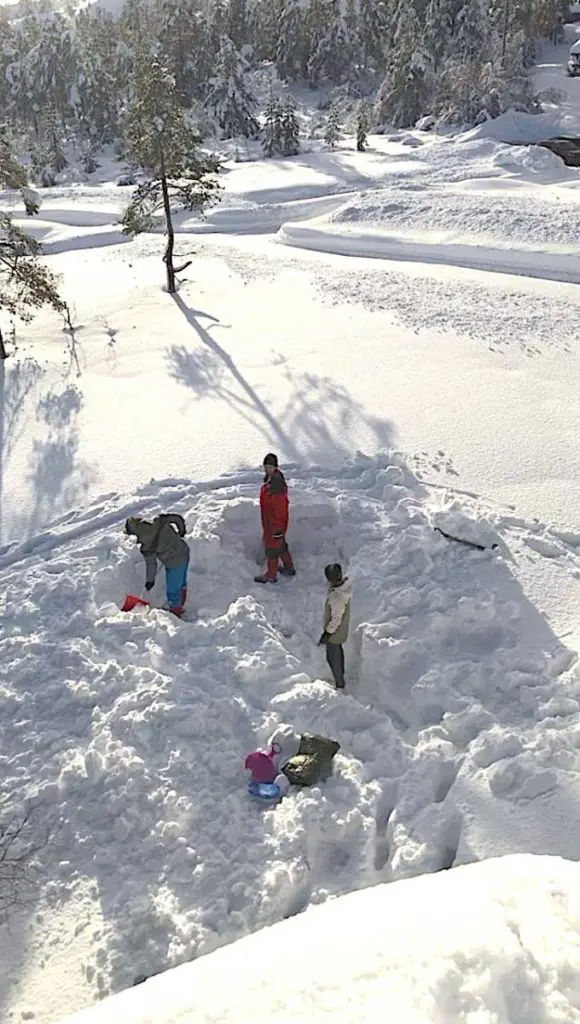 hygge with Norwegians in winter setting