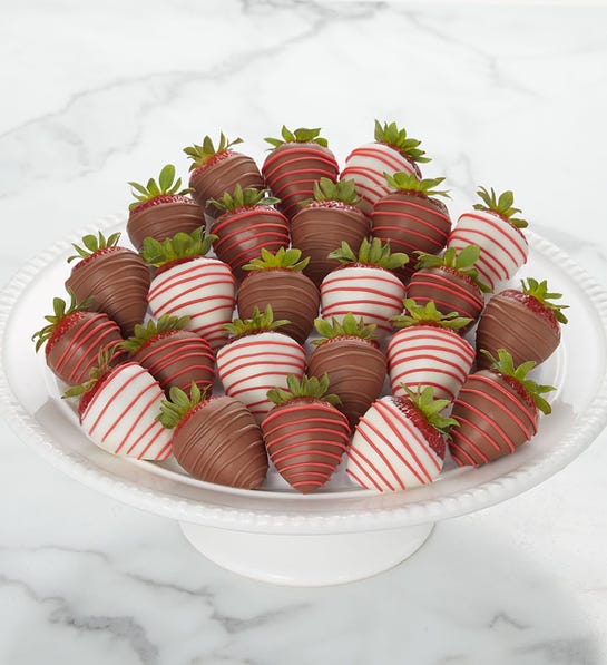 Photo of chocolate-covered strawberries