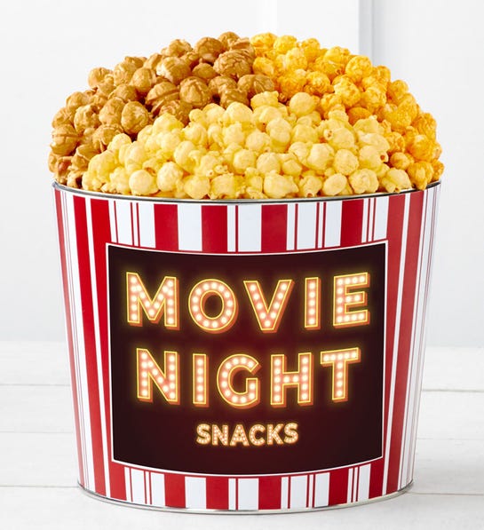 valentine's day gift ideas with Movie Nite popcorn tin