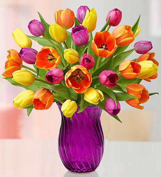 Photo of assorted tulips