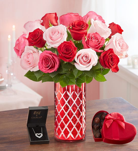 Picture of Enchanted Rose Medley Bouquet zodiac compatibility gift