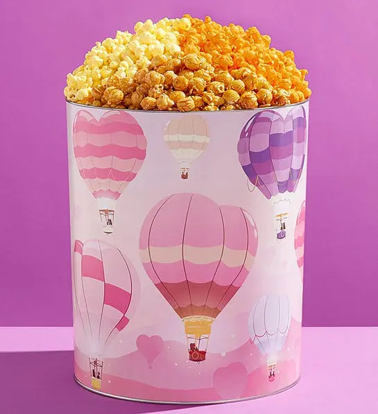 Photo of love lifts us up popcorn tin couple gift